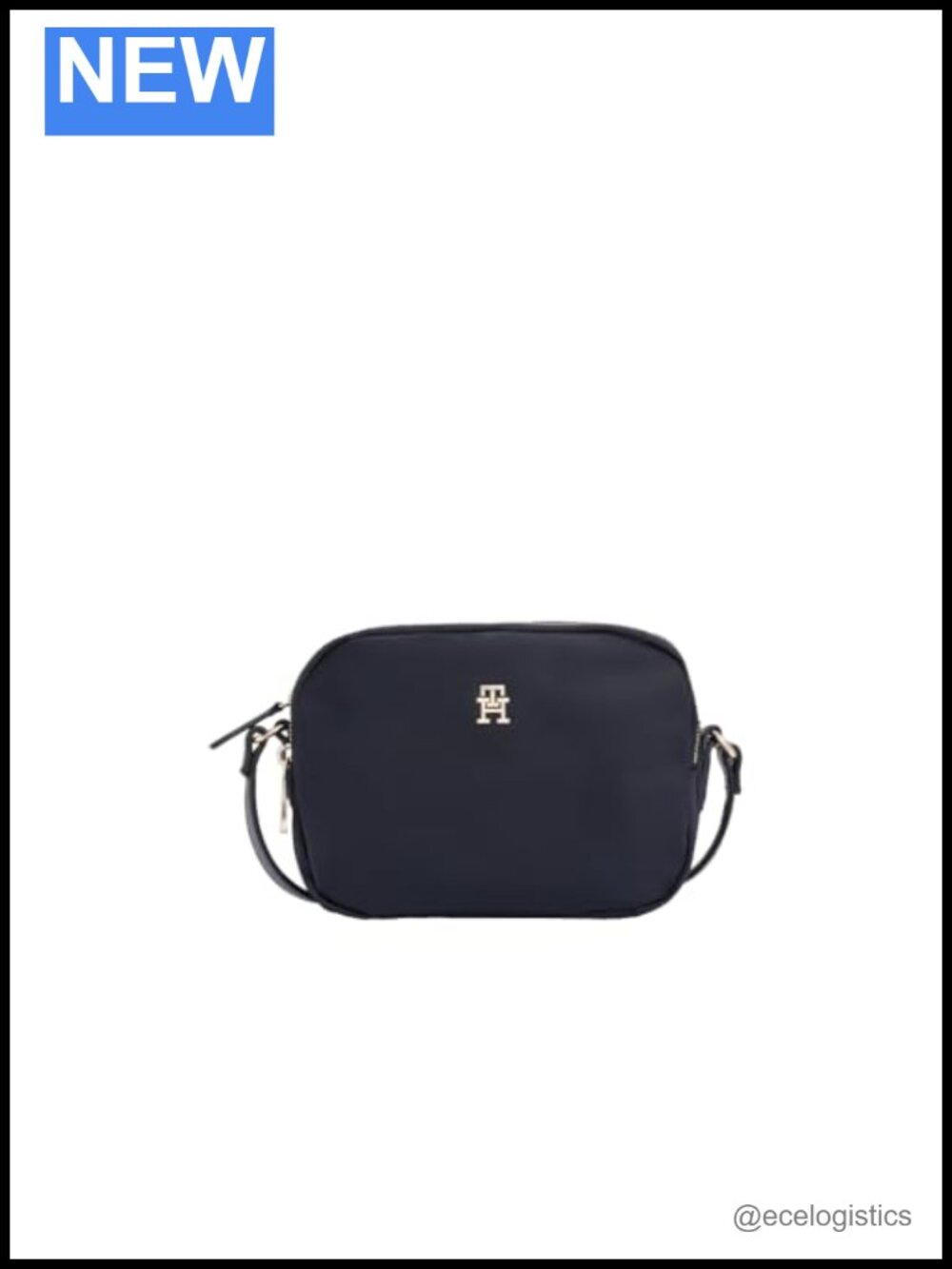 Nylon Crossbody Bag with Adjustable Strap, Poppy Style
